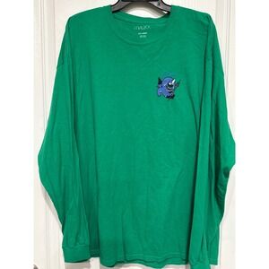 Mishka NYC Fashion Green Long Sleeve Tee Mens XXL Lil Devil Demon Eyeball Rare